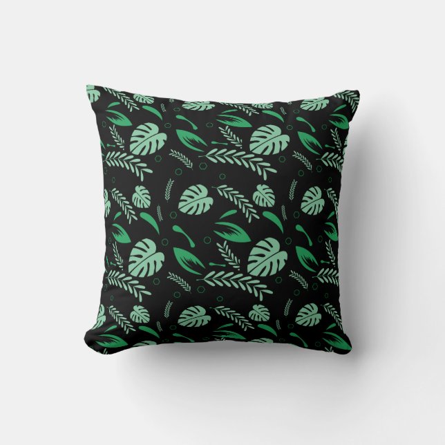 Coussin Motifs-Floral-Nature d'été colorés (Recto)