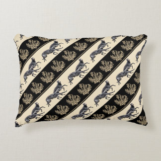Coussin motifs lévriers écossais et chardons