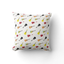Motifs mignons d'ukulélé de musique