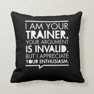 Coussin Motivation de la condition physique de l'instructe