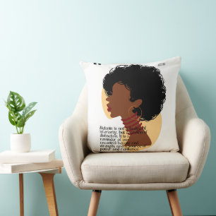 Coussin Motivation de la mélanine
