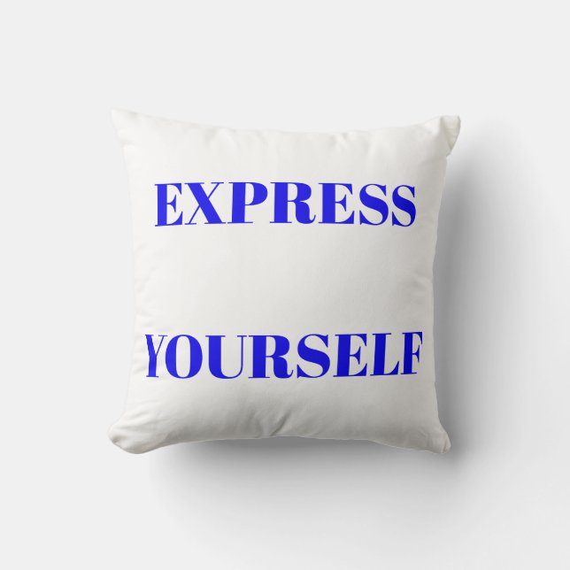 Coussin Motivation mots idéal inspirateur design mignon (Recto)