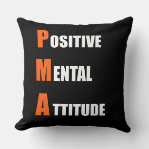 Coussin Motivation positive de l'attitude mentale Lancer l