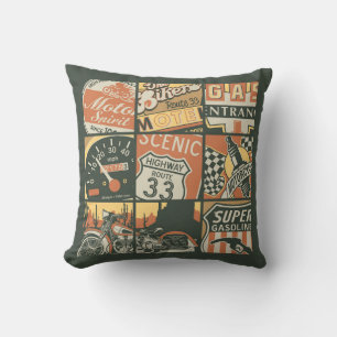 Coussin Motocyclette cool générique 9 images