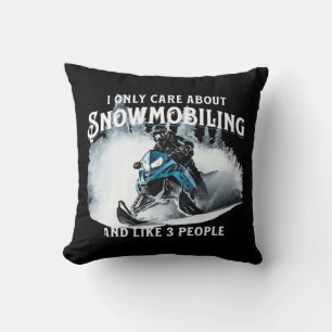Coussin Motoneige Drôle Motoneige