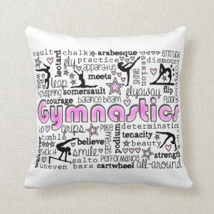 Coussin Mots 2 de gymnastique