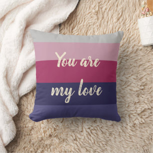 Coussin Mots personnalisables