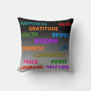 Coussin Mots positifs