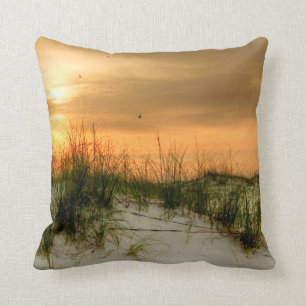 Coussin Mouettes au lever de soleil