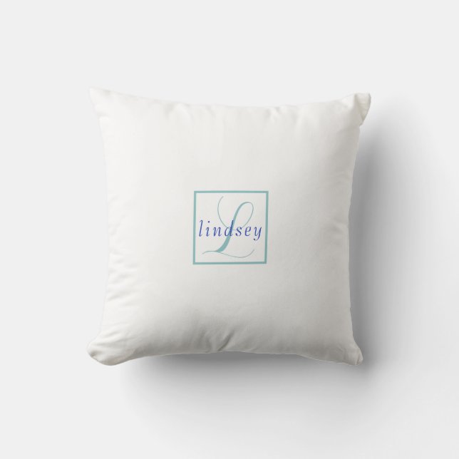 Coussin Moufle de Noël la plus joyeuse Monogramme au nom a (Recto)