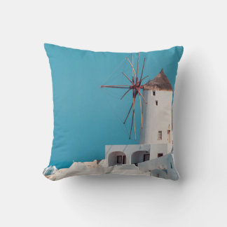 Coussin moulin Brown et blanc