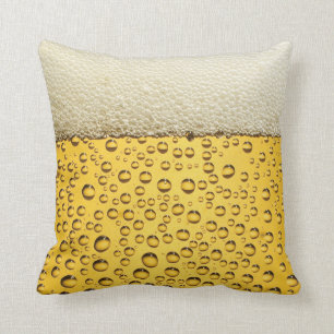 Coussin Mousse et bulles de chope à bière