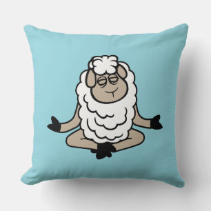 Coussin Mouton Relâché Yoga Lotus Méditation Calme Paisibl