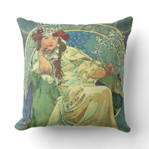 Coussin Mucha Alfons Princezna Hyacinta 1911
