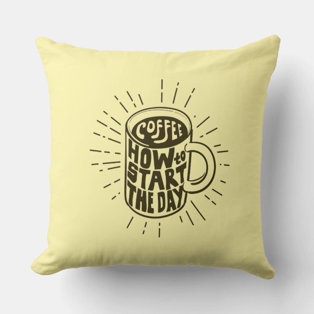Coussin Mug de café (Recto)
