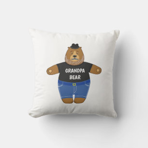 Coussin Mug spécial cadeau de fête des pères Ourson Papa M