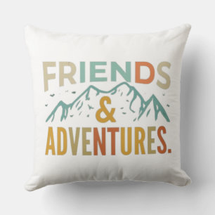 Coussin Multicolor "Amis et Aventures"