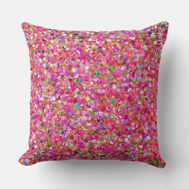 Coussin Multicolor Modern Modern Grit Glitter #4 (Recto)