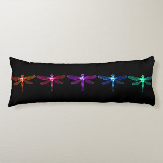Coussin multicolore de corps de libellules