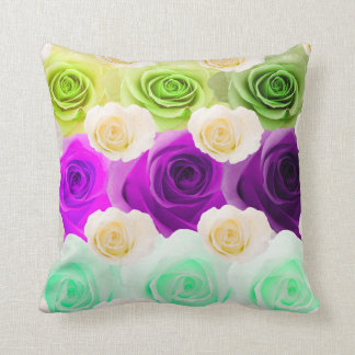 coussin multicolore du rose 3D