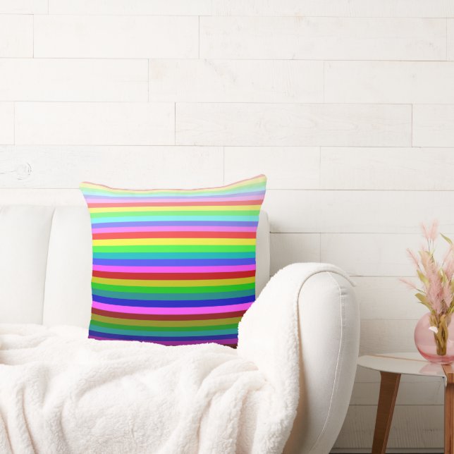 Coussin multicolore Stripey (Canapé)