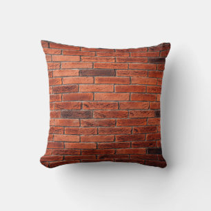 Coussin Mur de brique rouge texture grunge fond de la briq