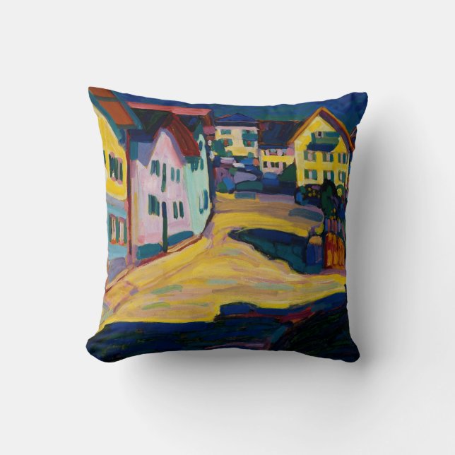 Coussin Murnau Burggrabenstrasse 1 - Wassily Kandinsky (Recto)