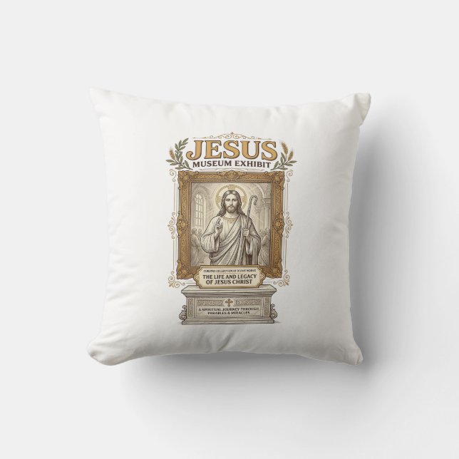 Coussin Musée de Jésus Exposition Musée de Jésus Expositio (Recto)