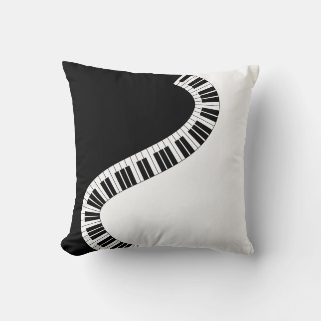 Coussin musical de clavier de piano (Recto)