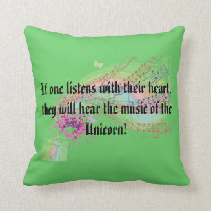 Coussin Musique de la licorne