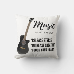 Coussin musique guitare T-Shirt Sweat - shirt à capuche