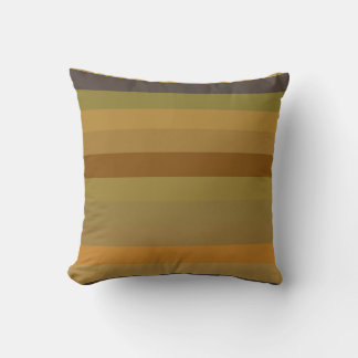 Coussin Muted 70s Earth Tones (olive, mustard, rust, khaki