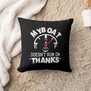 Coussin My Boat ne court pas sur MERCI, Drôle Capitaine Ca