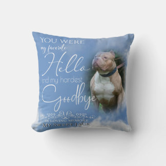 Coussin My Favori Hello Pet Memorial Votre PHOTO