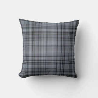 Coussin Myrtilles fraîches Carreaux bleu marine