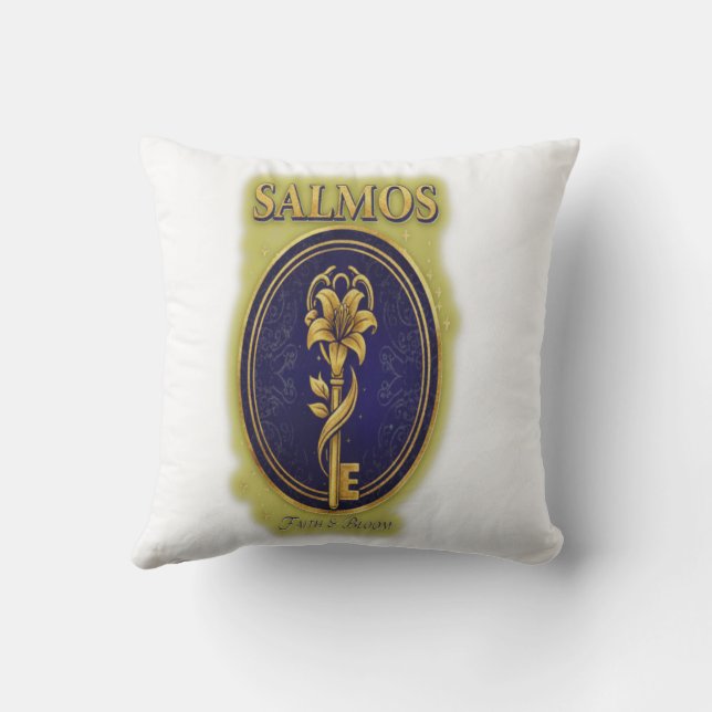 Coussin Mystic Golden Key & Bloom: Elegant Logo Design Thr (Verso)