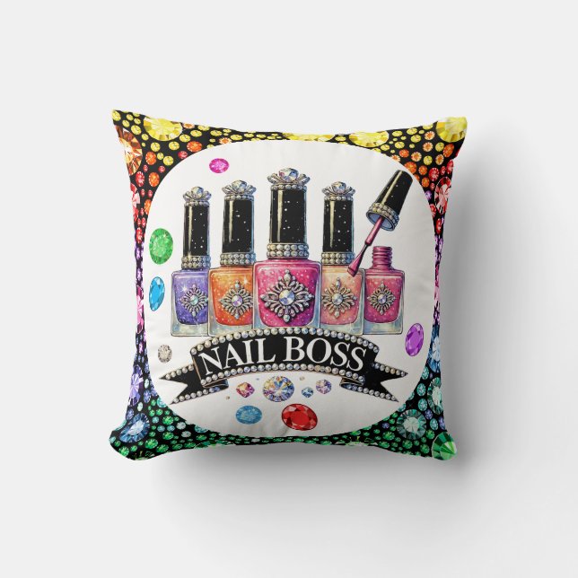Coussin NAIL BOSS - Revenez ! (Recto)