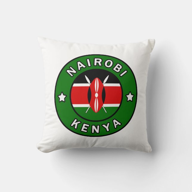 Coussin Nairobi Kenya (Recto)