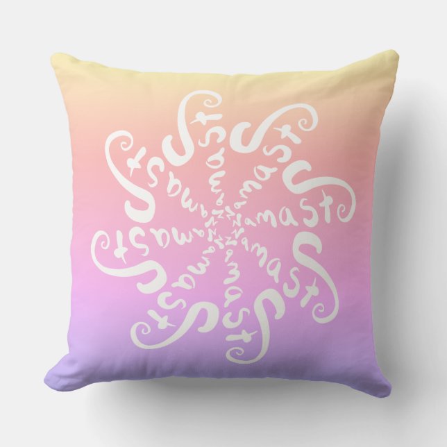 Coussin Namaste Mandala (Recto)