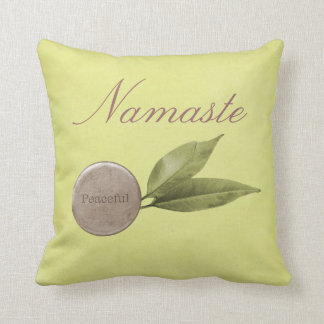 Coussin Namaste paisible réversible