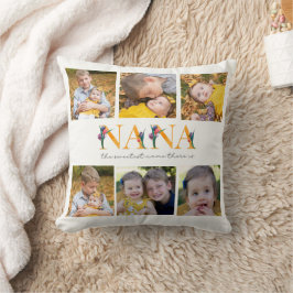 Coussin Nana Floral Tulipes Photo Personnalisée Jeter Orei