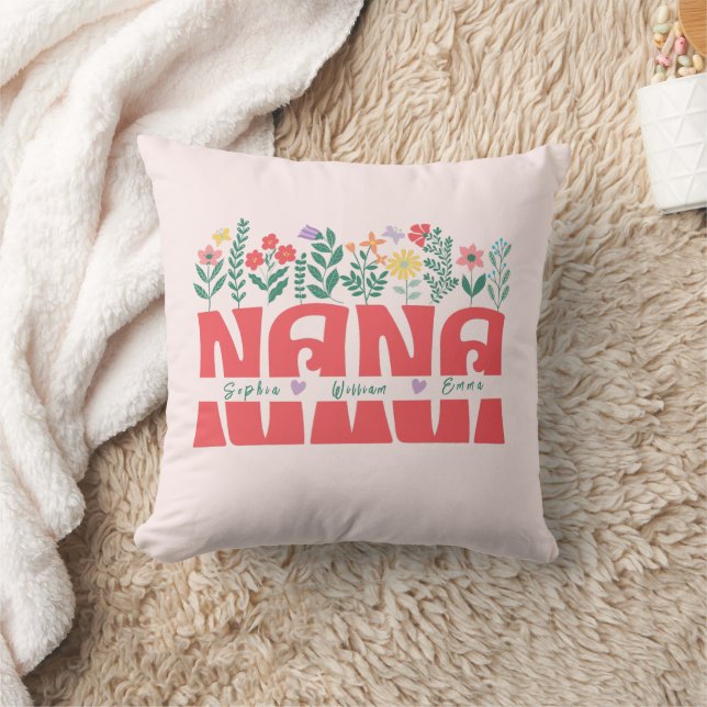 Coussin NANA GRANDMA GRANDMÈRE GRANNY -Customisez-le (Couverture)