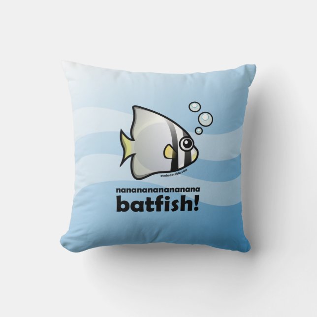 Coussin nananananananana Batfish ! (Recto)
