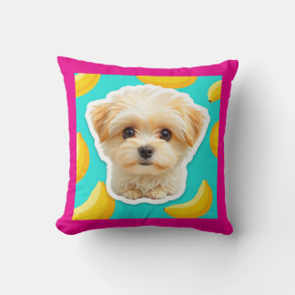 Coussin Nano banana pup pop on