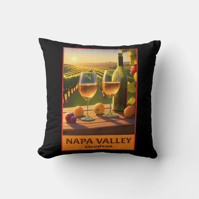 Coussin Napa Valley California (Recto)