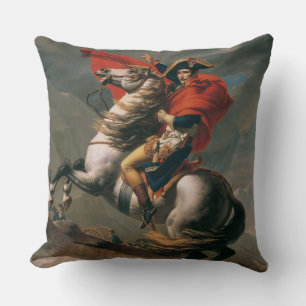 Coussin Napoléon à cheval, bataille du col Saint-Bernard