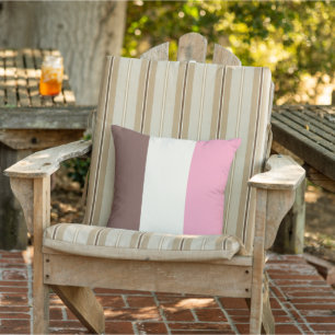 Coussin Napolitain Crème glacée Motif vertical de bande