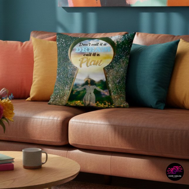 Coussin N'appelez pas ça un rêve, appelez ça un plan (Rest on the plan.)