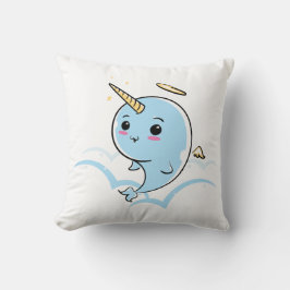 Coussin Narwhal Angel Cutie