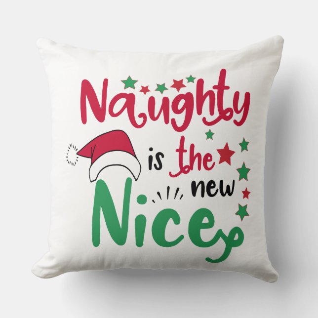 Coussin naughty est le nouveau gentil (Recto)